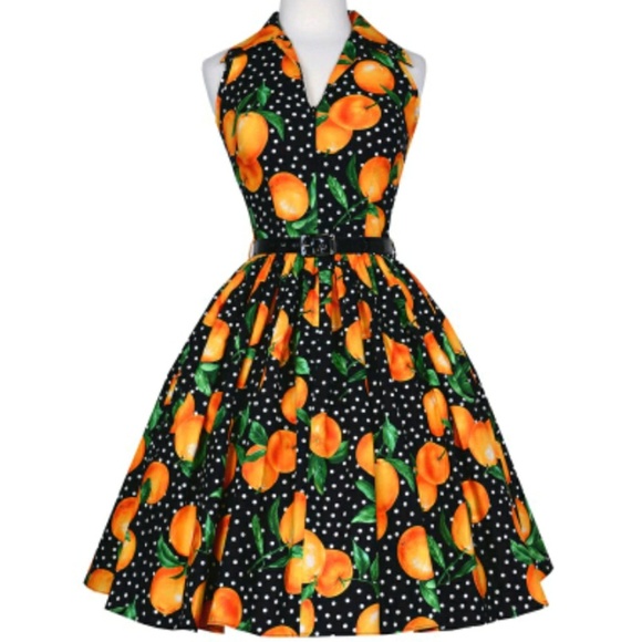 Dresses with oranges on them Clearance